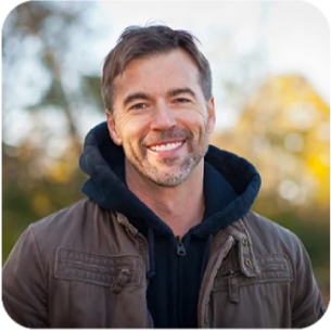 Satisfied male customer describing how the product supported his overall wellness