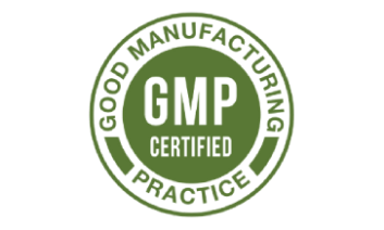 Icon representing adherence to GMP‑certified manufacturing standards