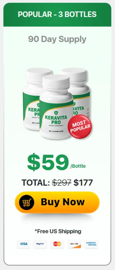 Three bottle bundle package presented as a popular value option for customers